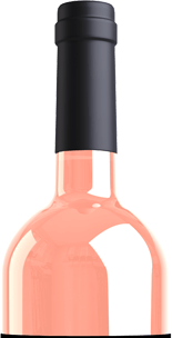 vino rosado parte superior de botella de vino rosado. Sociedad Cooperativa de Castilla-La Mancha