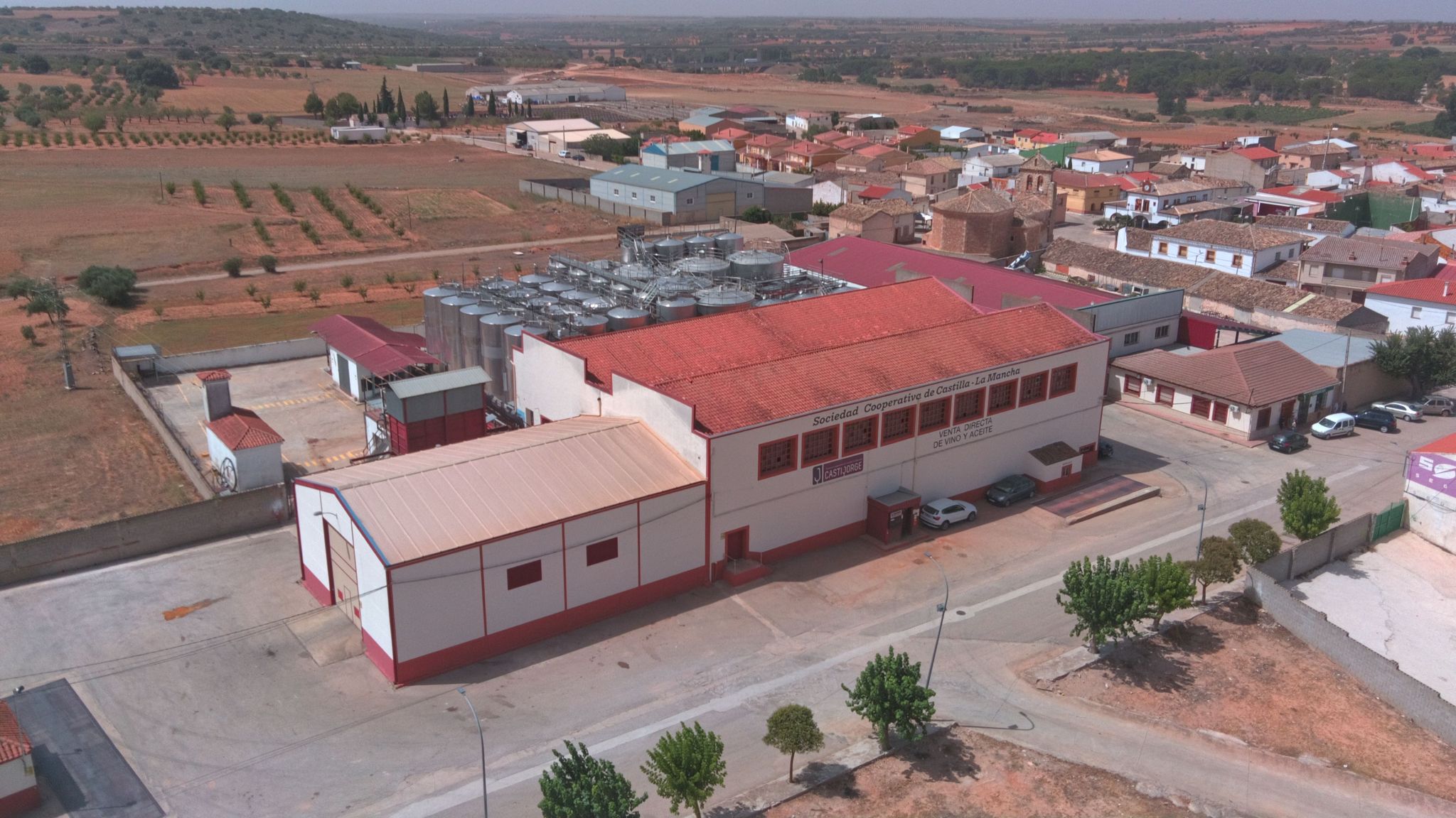 Foto aerea de CASTIJORGE Sociedad Cooperativa de Castilla-La Mancha